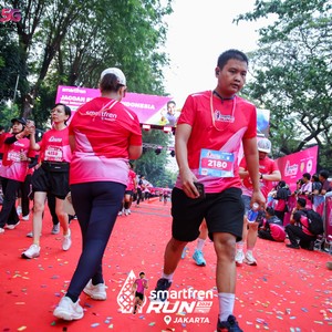 Race photo from SMARTFREN RUN 2026