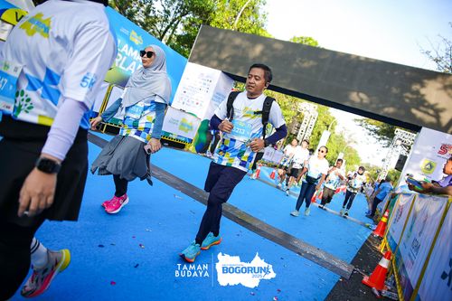 Race photo from Taman Budaya x BOGORUN 2025