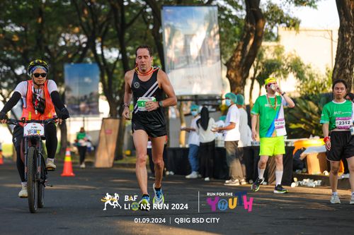 Race photo from BAF LIONS RUN 2024