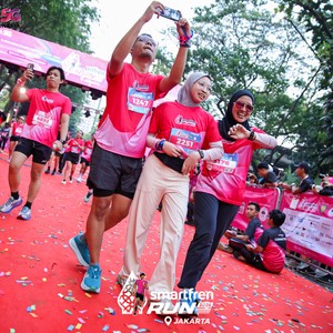 Race photo from SMARTFREN RUN 2026