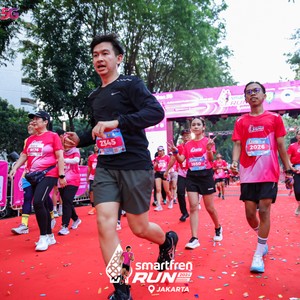 Race photo from SMARTFREN RUN 2026