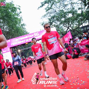 Race photo from SMARTFREN RUN 2026