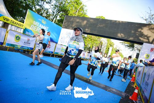 Race photo from Taman Budaya x BOGORUN 2025