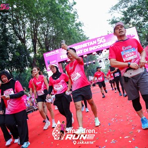 Race photo from SMARTFREN RUN 2026