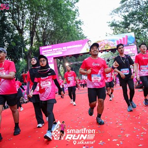 Race photo from SMARTFREN RUN 2026
