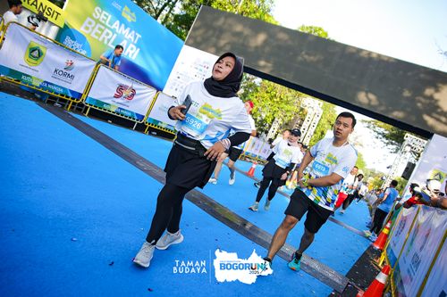 Race photo from Taman Budaya x BOGORUN 2025
