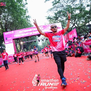 Race photo from SMARTFREN RUN 2026