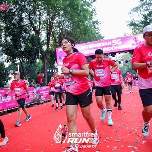 Race photo from SMARTFREN RUN 2026