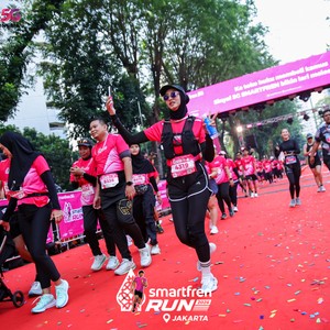 Race photo from SMARTFREN RUN 2026