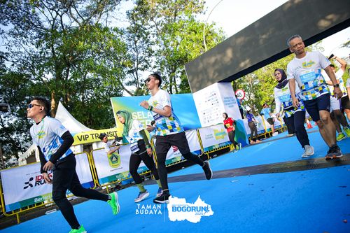 Race photo from Taman Budaya x BOGORUN 2025