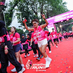 Race photo from SMARTFREN RUN 2026
