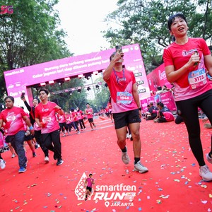 Race photo from SMARTFREN RUN 2026
