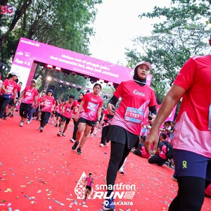 Race photo from SMARTFREN RUN 2026