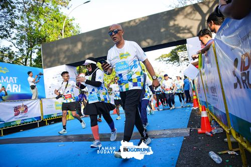 Race photo from Taman Budaya x BOGORUN 2025