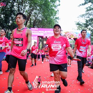 Race photo from SMARTFREN RUN 2026
