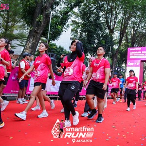 Race photo from SMARTFREN RUN 2026