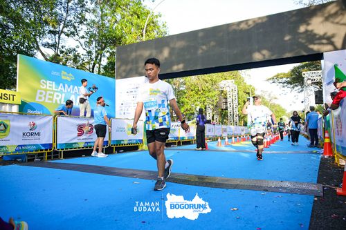 Race photo from Taman Budaya x BOGORUN 2025