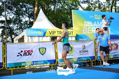 Race photo from Taman Budaya x BOGORUN 2025