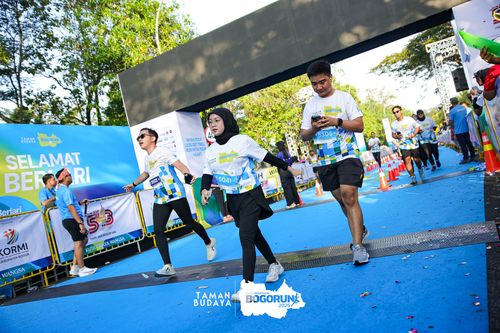 Race photo from Taman Budaya x BOGORUN 2025
