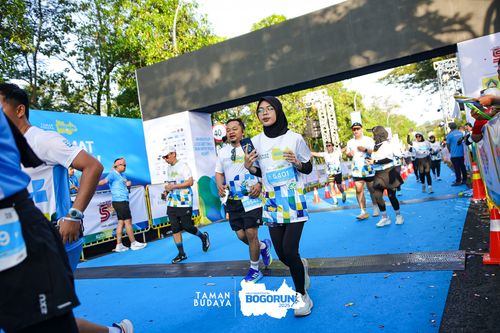 Race photo from Taman Budaya x BOGORUN 2025