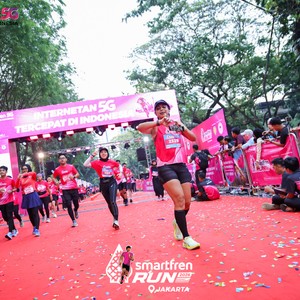 Race photo from SMARTFREN RUN 2026