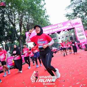 Race photo from SMARTFREN RUN 2026