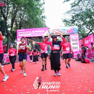 Race photo from SMARTFREN RUN 2026
