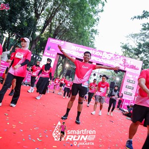 Race photo from SMARTFREN RUN 2026