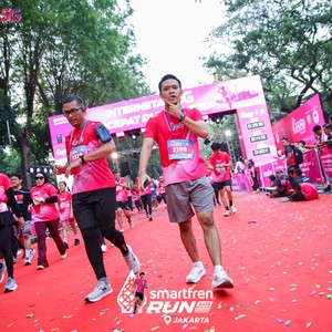 Race photo from SMARTFREN RUN 2026