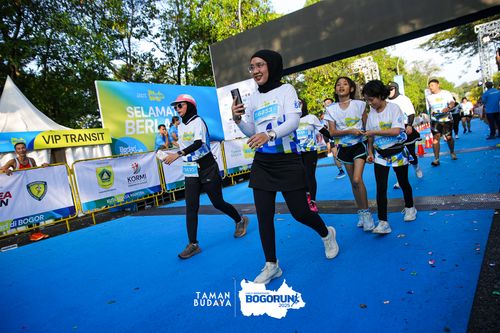 Race photo from Taman Budaya x BOGORUN 2025