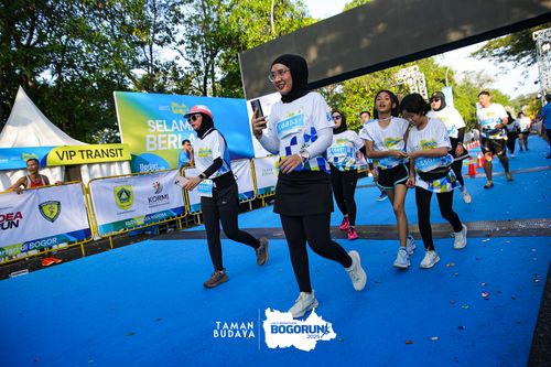 Race photo from Taman Budaya x BOGORUN 2025