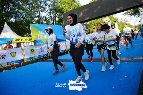 Race photo from Taman Budaya x BOGORUN 2025