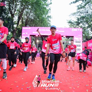 Race photo from SMARTFREN RUN 2026