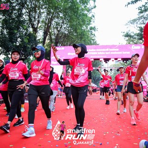 Race photo from SMARTFREN RUN 2026