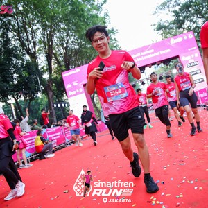 Race photo from SMARTFREN RUN 2026