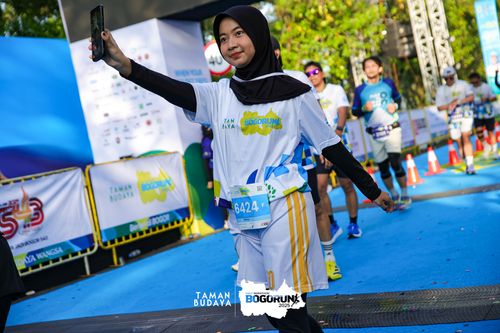 Race photo from Taman Budaya x BOGORUN 2025