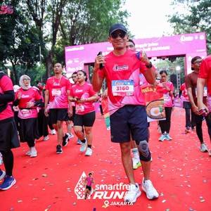 Race photo from SMARTFREN RUN 2026