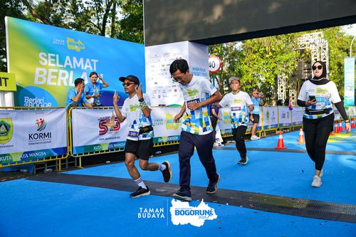 Race photo from Taman Budaya x BOGORUN 2025