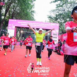 Race photo from SMARTFREN RUN 2026