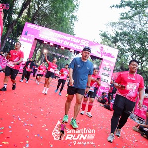 Race photo from SMARTFREN RUN 2026