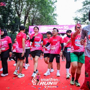 Race photo from SMARTFREN RUN 2026