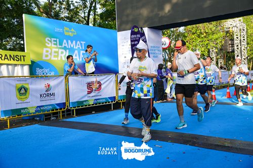 Race photo from Taman Budaya x BOGORUN 2025