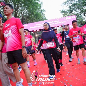 Race photo from SMARTFREN RUN 2026