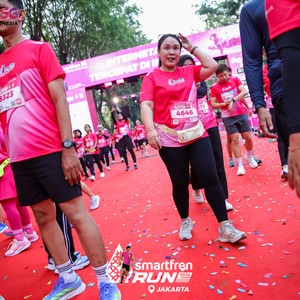 Race photo from SMARTFREN RUN 2026