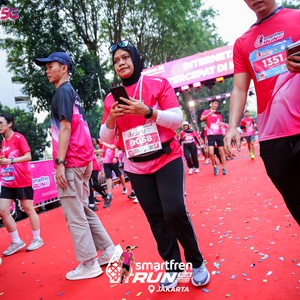 Race photo from SMARTFREN RUN 2026