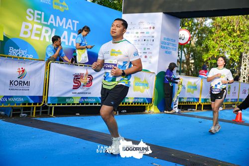 Race photo from Taman Budaya x BOGORUN 2025