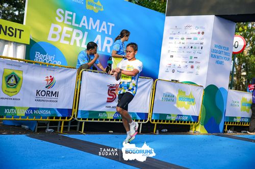 Race photo from Taman Budaya x BOGORUN 2025