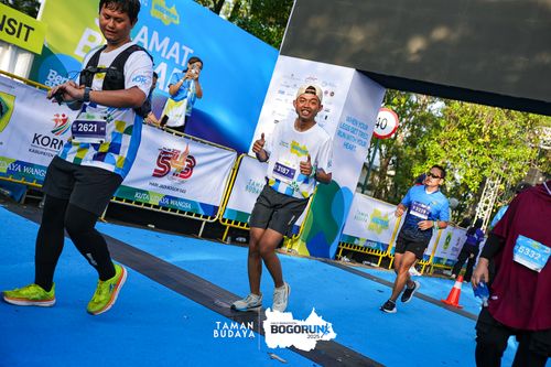Race photo from Taman Budaya x BOGORUN 2025