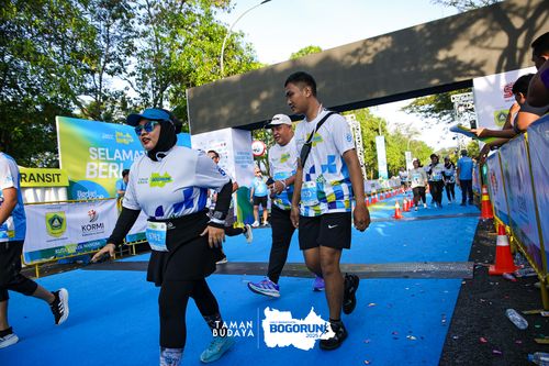 Race photo from Taman Budaya x BOGORUN 2025