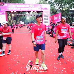 Race photo from SMARTFREN RUN 2026
